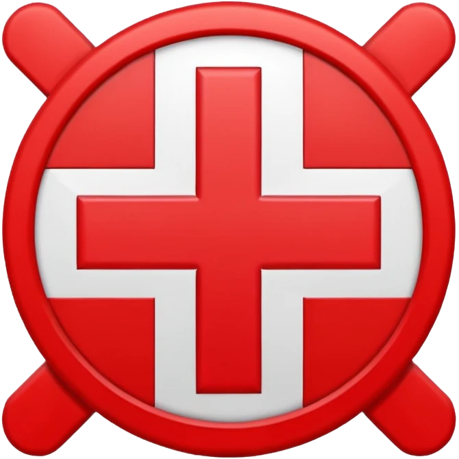 red cross symbol emoji