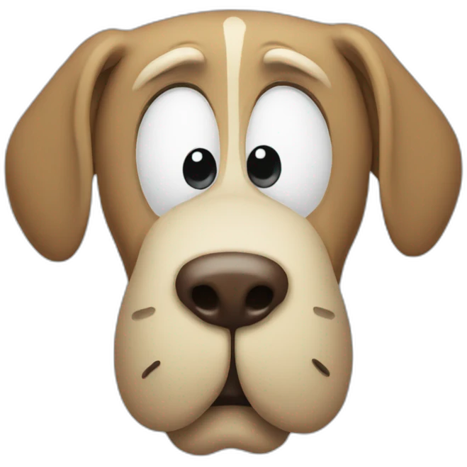 Droopy emoji