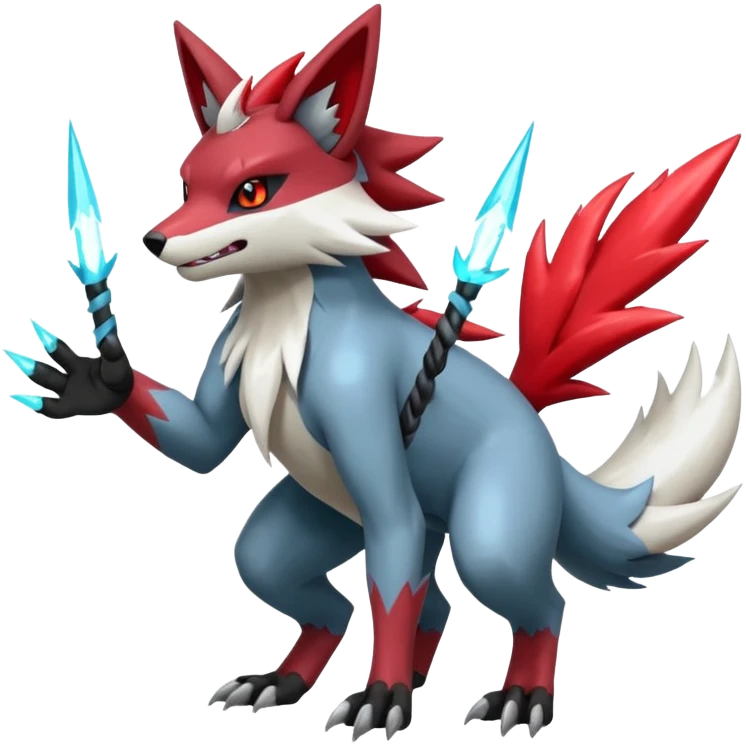 Zoroark-Zangoose-Zeraora-Fakémon-hybrid-creature (full body)  emoji
