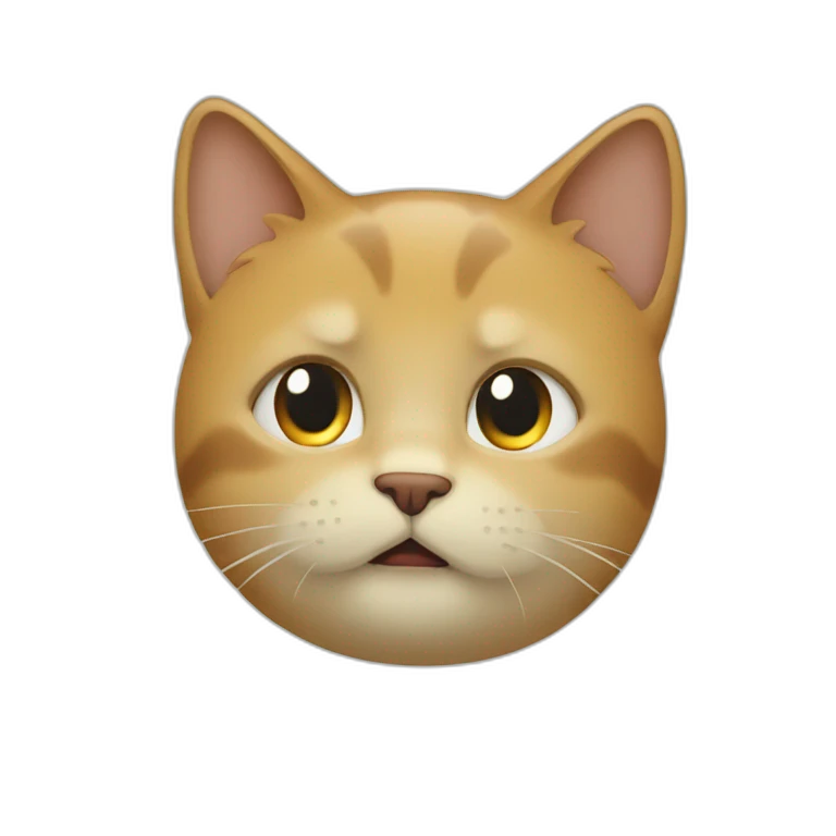 Un chat qui pleure emoji