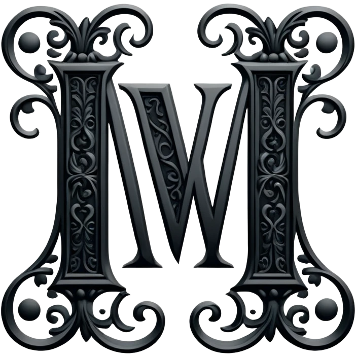 Letter "M" in Gothic style emoji