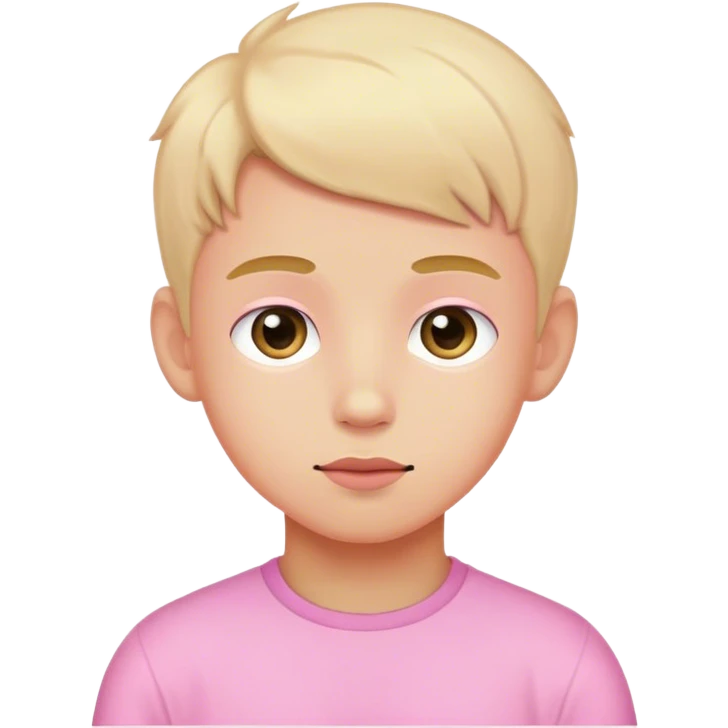 Pink boy emoji