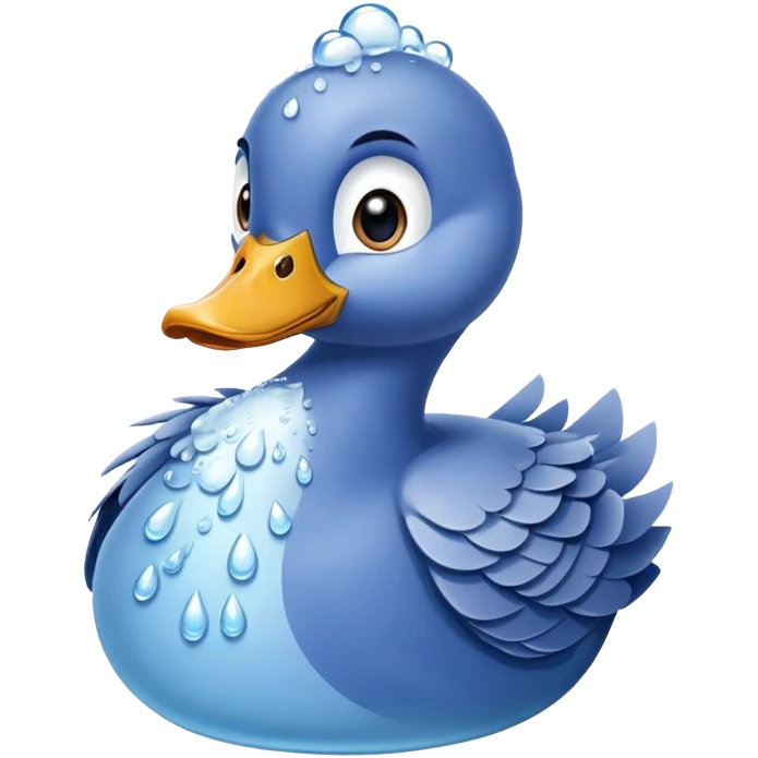 Blue Goose goose duck with issues  emoji