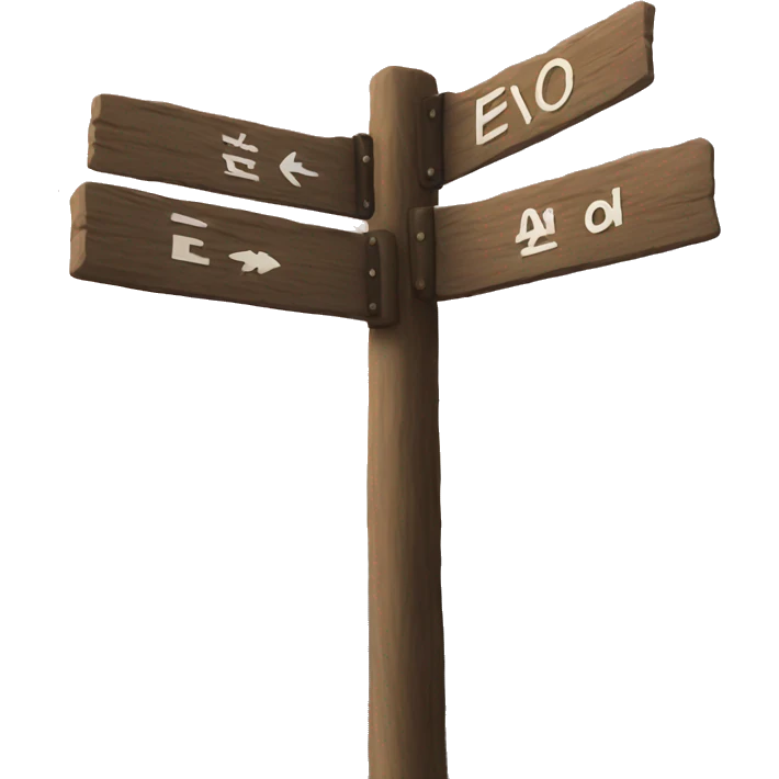 Signpost emoji