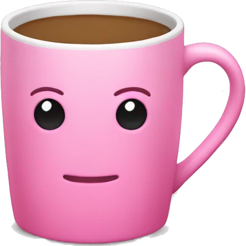 pink mug emoji