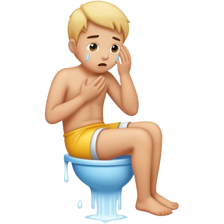 Pissing myself emoji