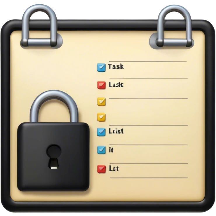 open lock and Task list emoji