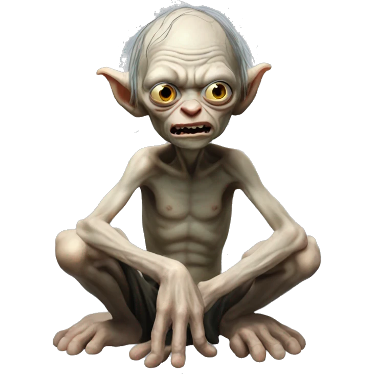 gollum wow that escalated quickly meme emoji