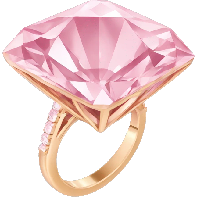 pink diamond ring emoji