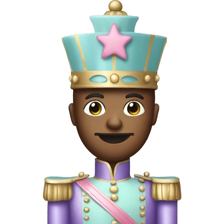 Pastel nutcracker  emoji