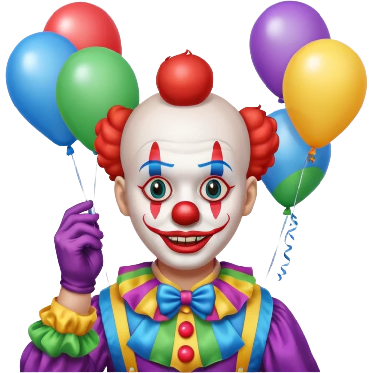 Street Balloon Seller clown  emoji