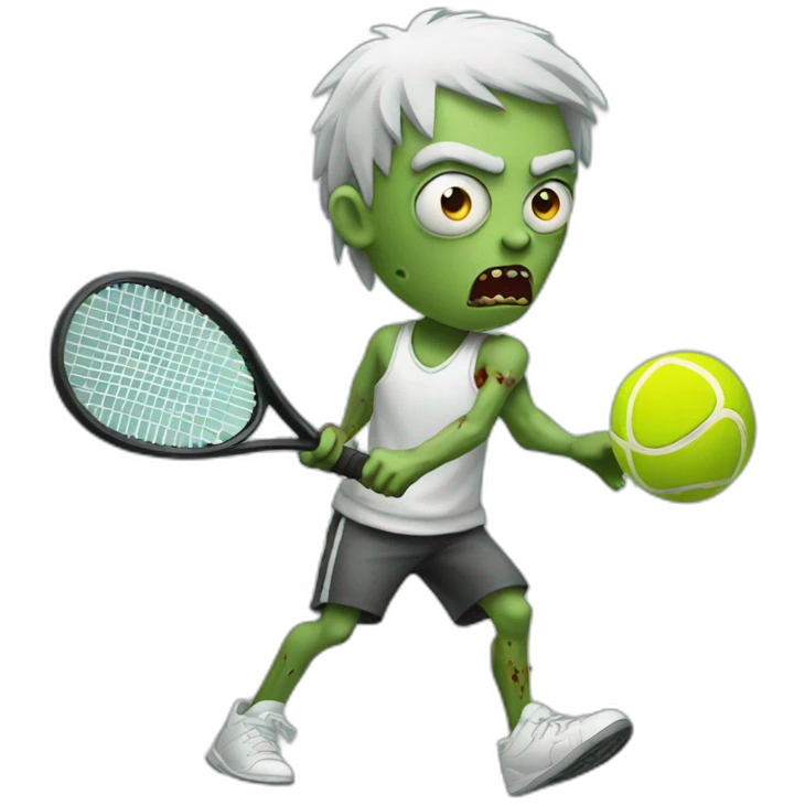 zombie-playing-tennis emoji