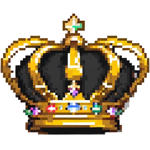 Crown with MOD text, moderator icon emoji