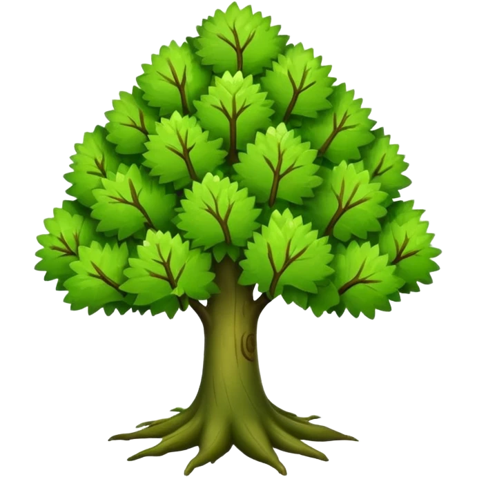 Tree growting emoji