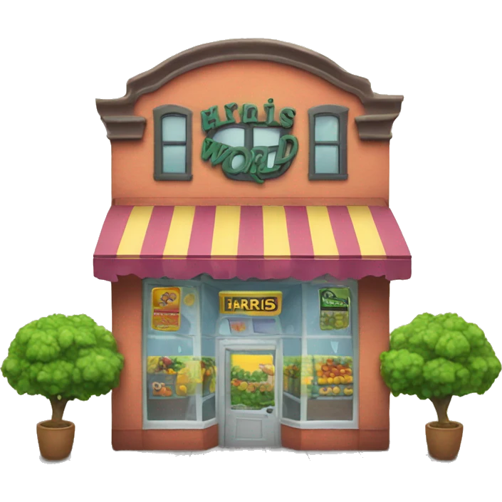 Juice world with a Harris waltz sign  emoji