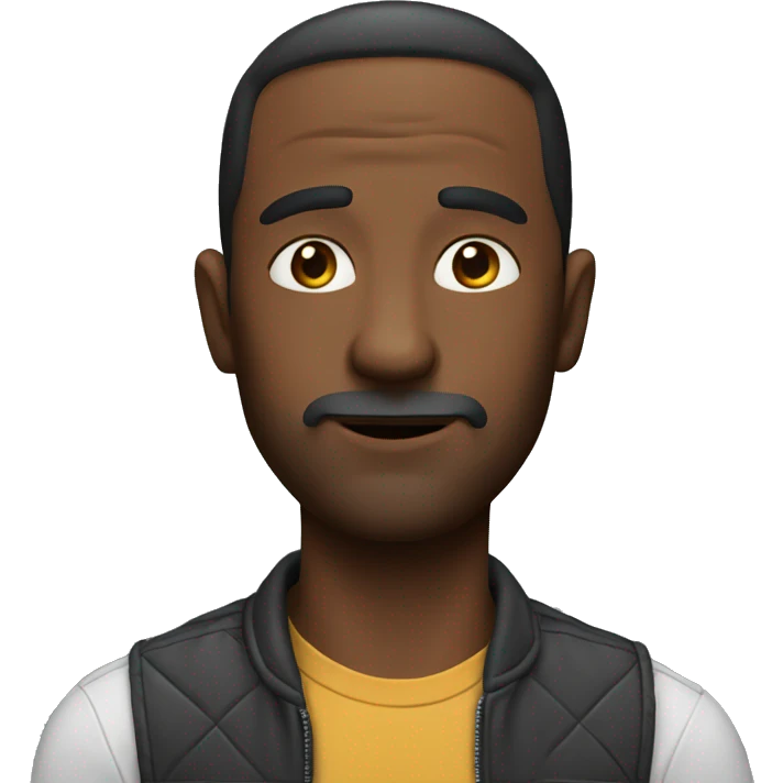 man doing griddy emoji