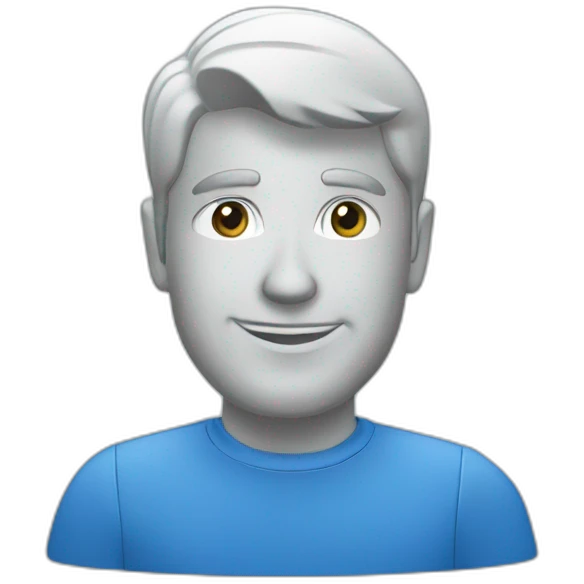 Renault clip blue emoji