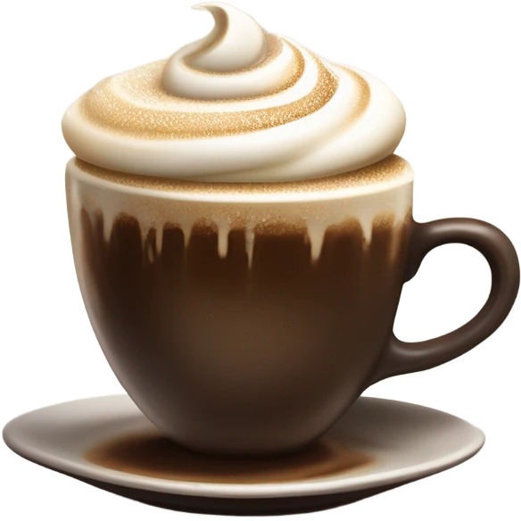 raf coffee with cream and sugar emoji