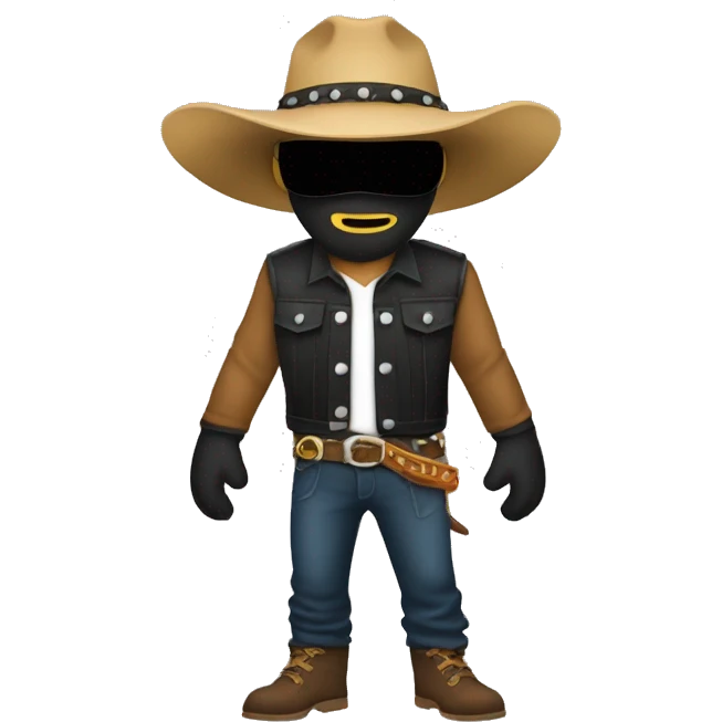 Bandido con ropa de marca  emoji