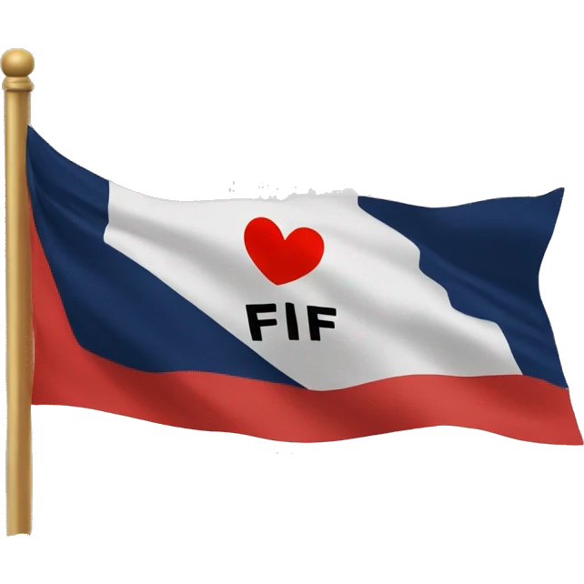Flag with "FFF" inside emoji