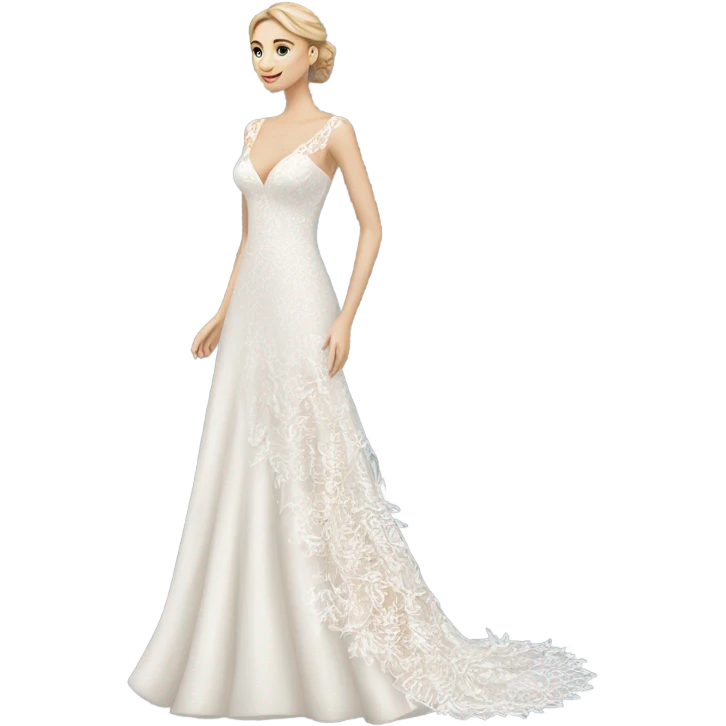 Bride dress emoji