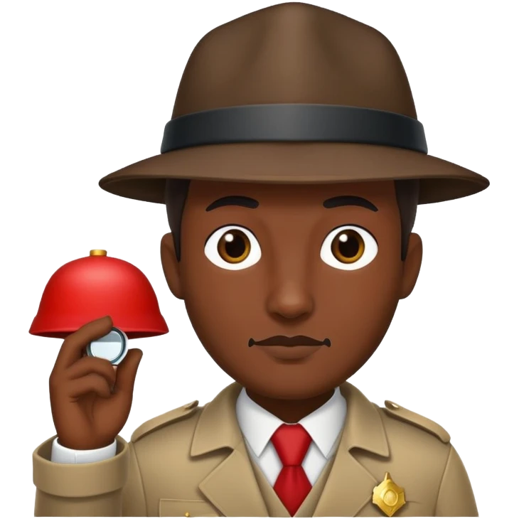 Detective with a fez emoji