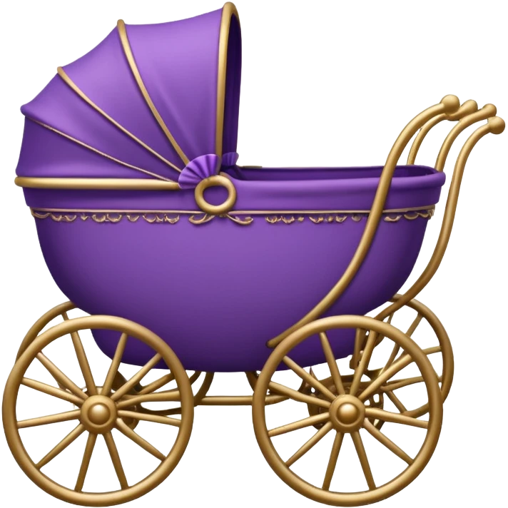 victorian purple baby carriage emoji