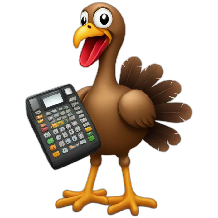 Imagine a turkey having a conversation with a vintage Avaya phone—infuse creativity into this unexpected encounter! emoji
