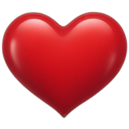 coeur rouge emoji
