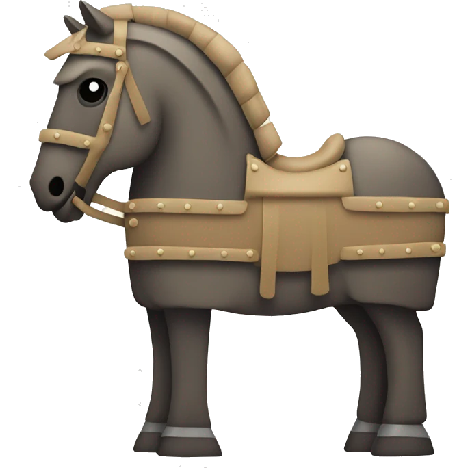 Trojan horse minimalistic emoji