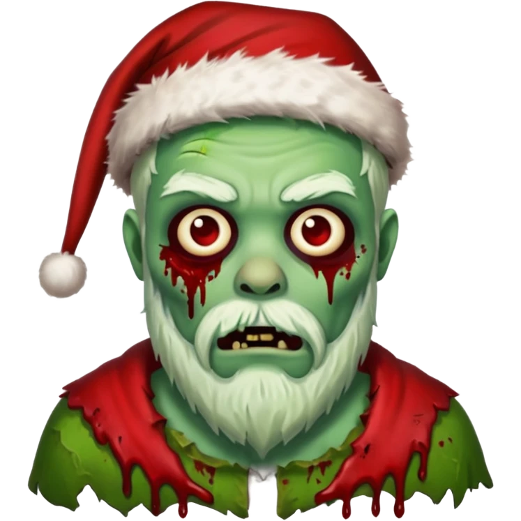 zombi santa emoji