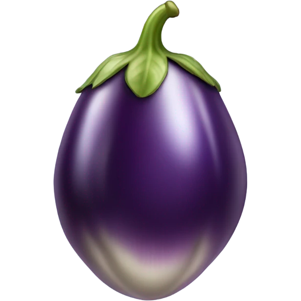 Eggplant dripping withe liquid  emoji