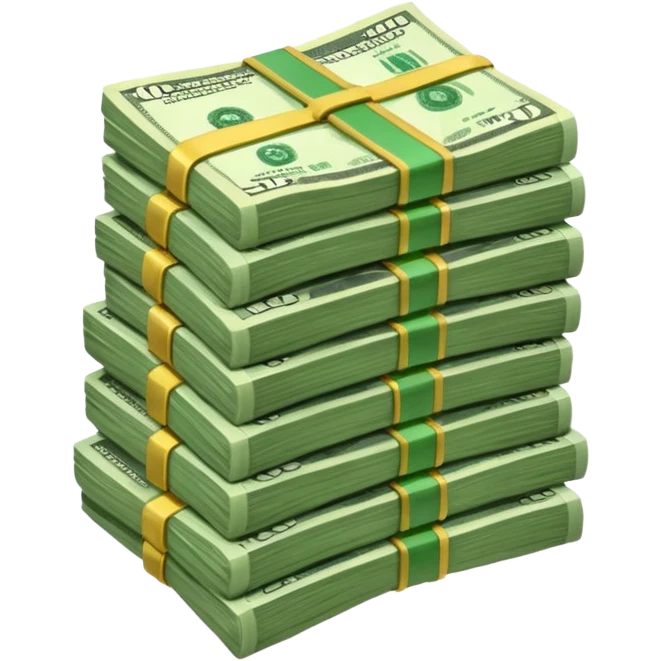 Falling value of the dollar emoji