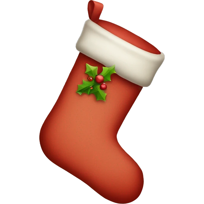christmas stocking letter S emoji