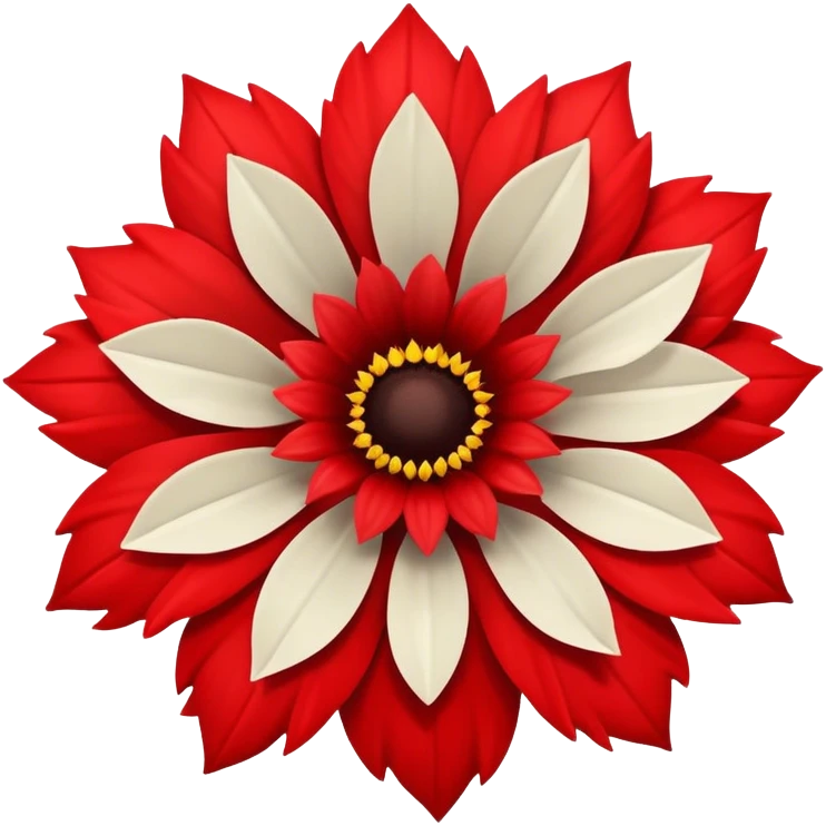 flower with scary theeth but no face emoji