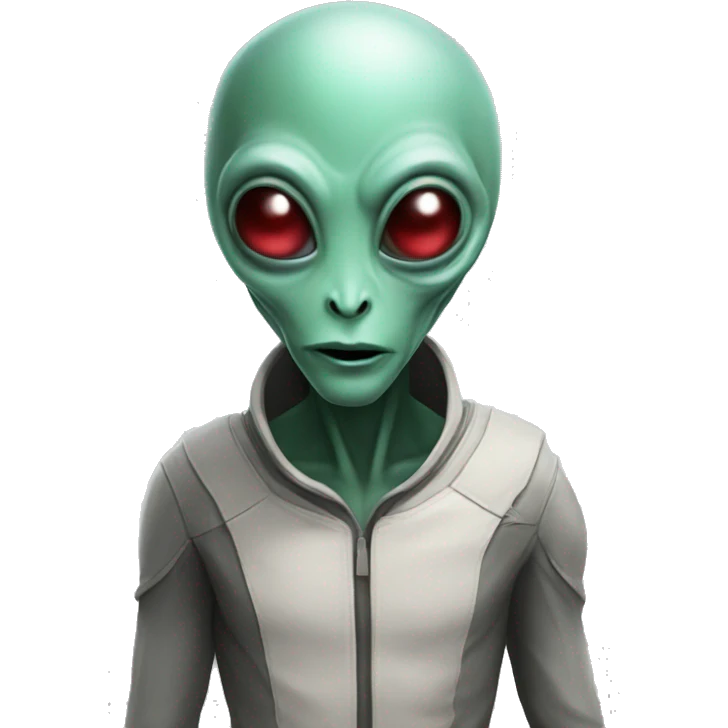 alien visiting me emoji