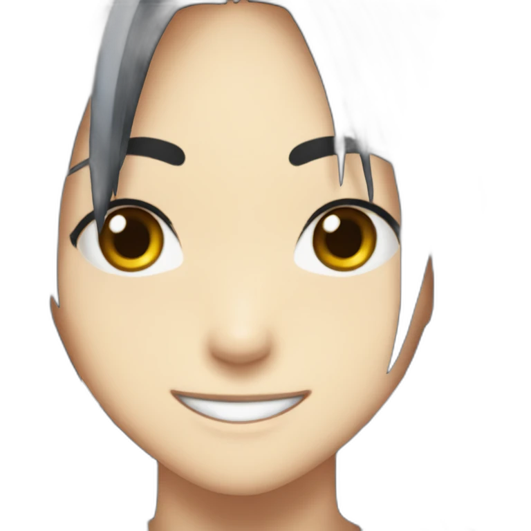 Rukia Kuchiki smiling emoji