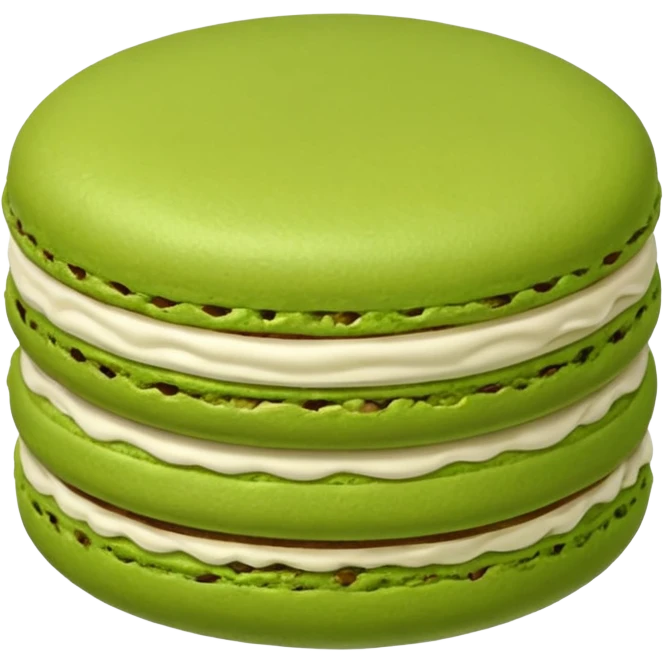 Green Macaroon emoji
