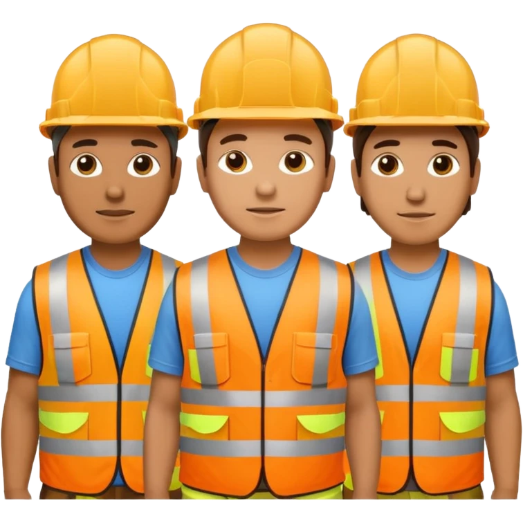 tres obreros emoji