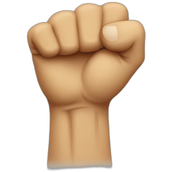clenched fist emoji