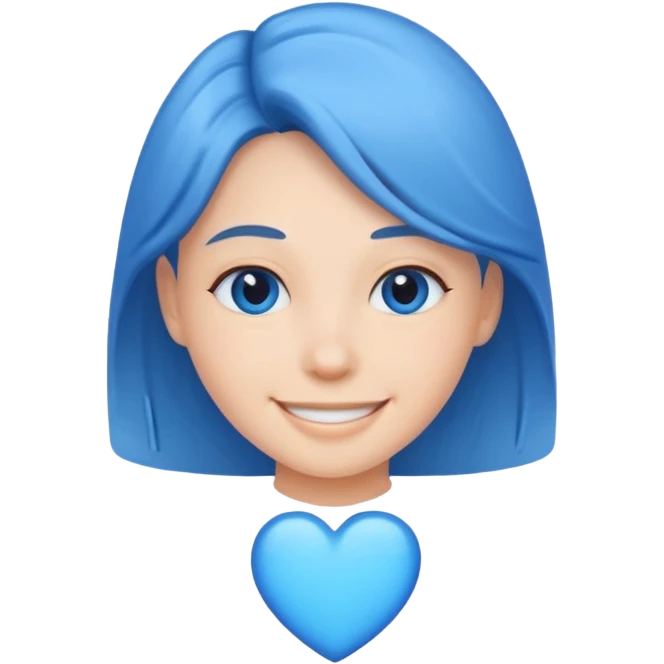 🥰 + 💙 emoji