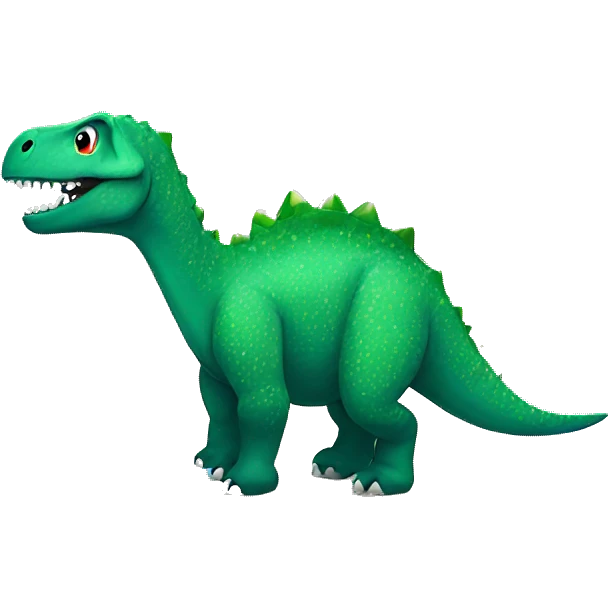 Dinosaur wearing a Christmas jumper  emoji
