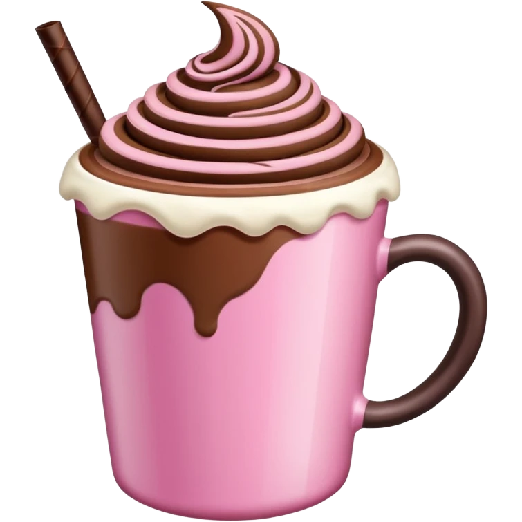Pink mocha aesthetic  no use face emoji