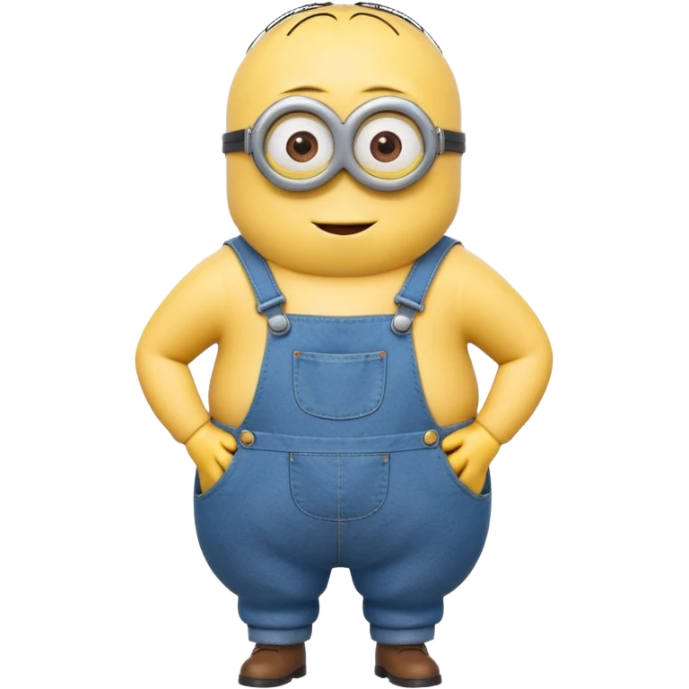 A yellow minion with large round breasts and buttocks  emoji
