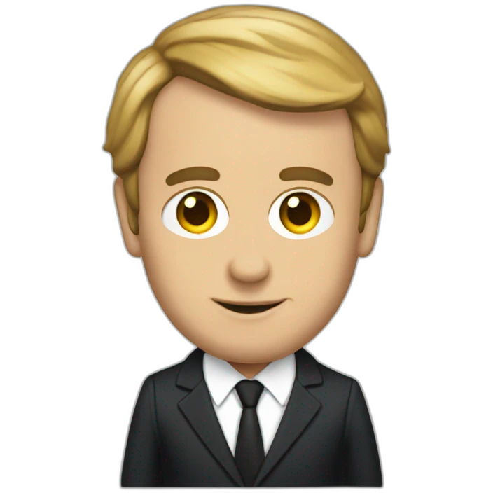 Macron en slip emoji