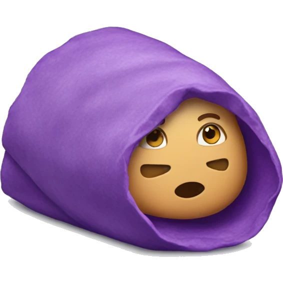 Purple burrito emoji