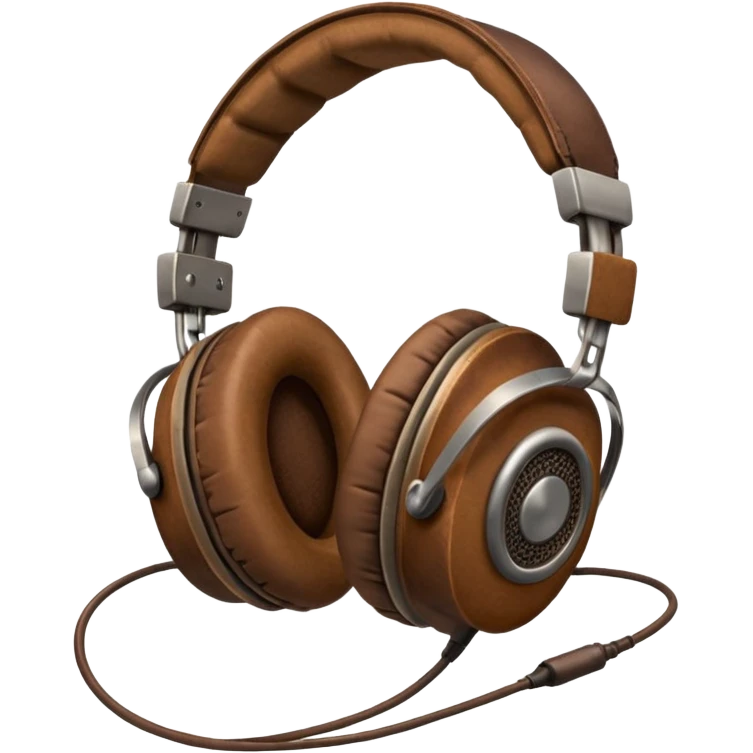 vintage headphone emoji