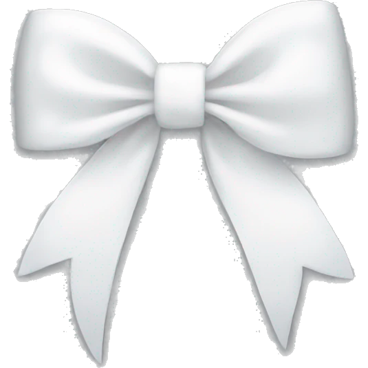 white bow emoji
