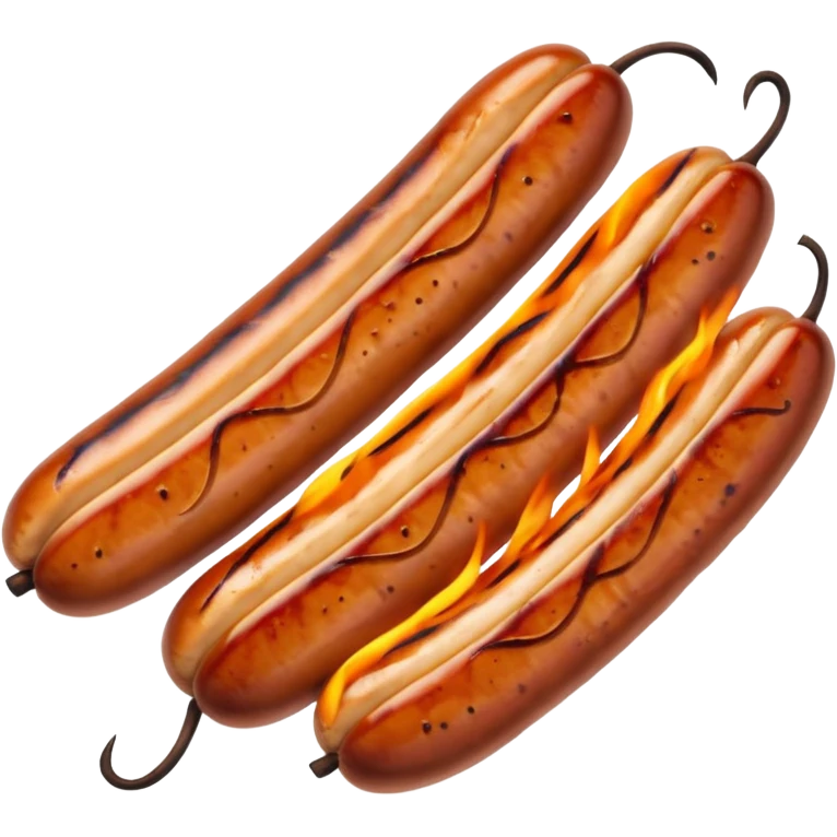 Grilled sausage emoji