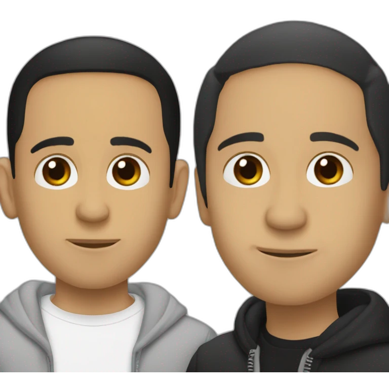 Canserbero y Carlos molnar emoji